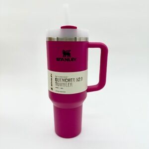 Stanley 40oz Quencher H2.0 FlowState Tumbler Fuchsia Pink 10-11824-046